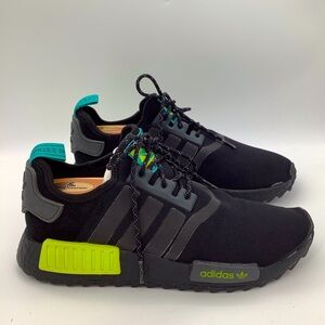 adidas gazelle silver green womens Shop Green Mens adidas NMD R1 Lace Up Sneakers – Shoebacca main image 1